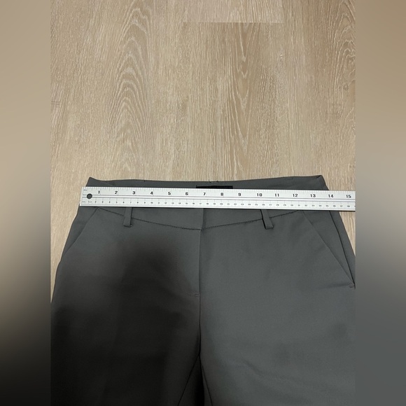 RW&Co Hepburn Grey Trousers Straight Slim Leg Pants - Picture 7 of 10